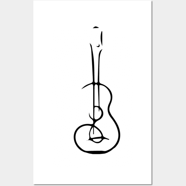 Guitar lover gifts Wall Art by SGcreative